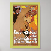 Dover-Ostende-Linie Poster (Vorne)