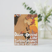 Dover-Ostende-Linie Postkarte (Stehend Vorderseite)