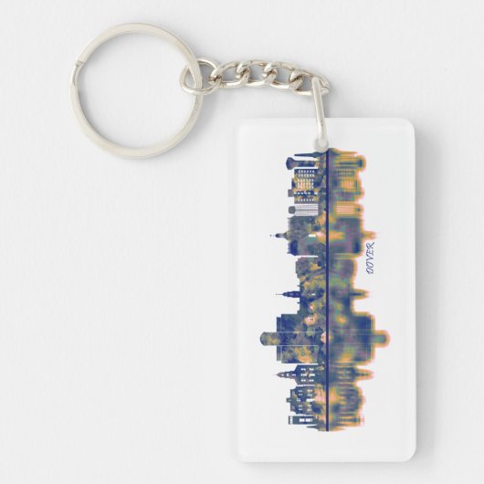 Dover Skyline Schlüsselanhänger (Vorderseite)