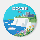 Dover UK Magnet (Vorne)