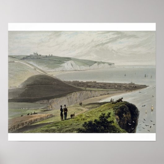 Dover, von Shakespeares Cliff, von 'A Voyage Ar Poster (Vorne)