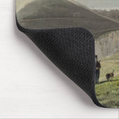 Dover, von Shakespeares Klippe, von 'einer Reise Mousepad (Ecke)