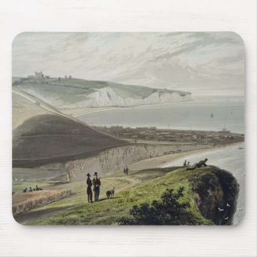 Dover, von Shakespeares Klippe, von 'einer Reise Mousepad (Vorne)