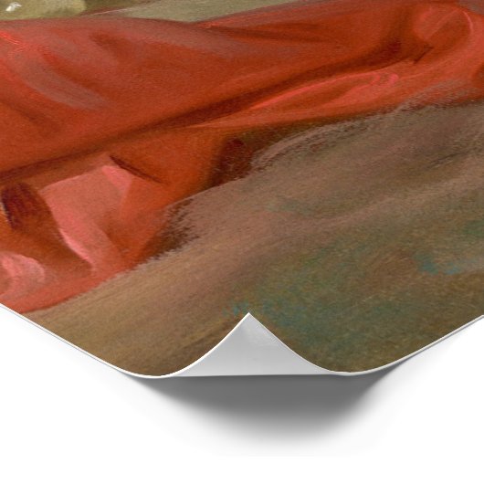 Doves, 1764 von Francois Boucher Poster (Ecke)