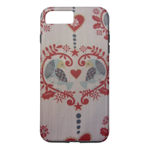 Doves and Hearts — Pennsylvania Dutch Style Case-Mate iPhone Hülle