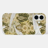 Doves and Lilies, Floral & Birds Art Nouveau Case-Mate iPhone Hülle (Rückseite (Horizontal))