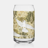Doves and Lilies, Floral & Birds Art Nouveau Dosenglas (Rückseite)