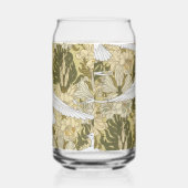 Doves and Lilies, Floral & Birds Art Nouveau Dosenglas (Rechts)
