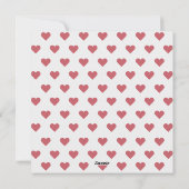 Doves and Rings Card - Seien Sie mein ewiges Valen Feiertagskarte (Rückseite)