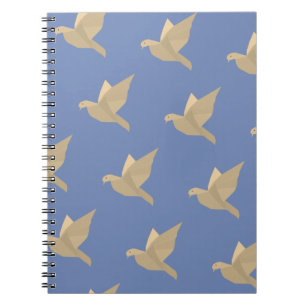 Doves, Birds Flying Art-Notebook Notizblock