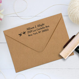 Doves + Briefmarke der Herzadresse, Briefmarke des Gummistempel