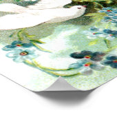 Doves, Cupid, Key und Herz Vintag Valentine Poster (Ecke)