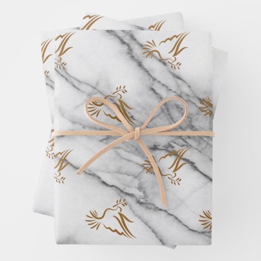 Doves Geschenkpapier Set (Beispiel)