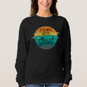 Doves It is Well with My Soul Christian Jesus Vint Sweatshirt (Vorderseite)