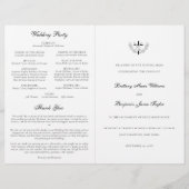 Doves katholische Hochzeit Zeremonie mit Massenpro (Vorderseite)