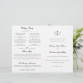 Doves katholische Hochzeit Zeremonie mit Massenpro (Stehend Vorderseite)