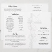 Doves katholische Hochzeit Zeremonie mit Massenpro (Vorne/Hinten)