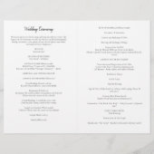 Doves katholische Hochzeit Zeremonie mit Massenpro (Rückseite)