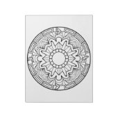 Doves Mandala Coloring Book Pad Notizblock (Rotiert)