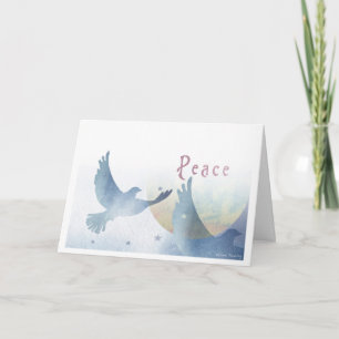 Doves of Peace Christmas Card Karte