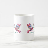 Doves of Peace (Shalom) White Coffee Tasse (Mittel)