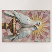 Doves of Purity Renaissance Preening Puzzle (Horizontal)