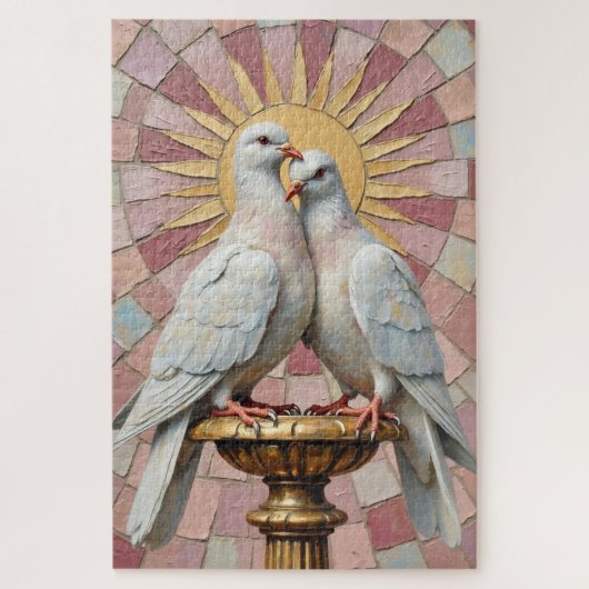Doves of Purity Renaissance Preening Puzzle (Vertikal)