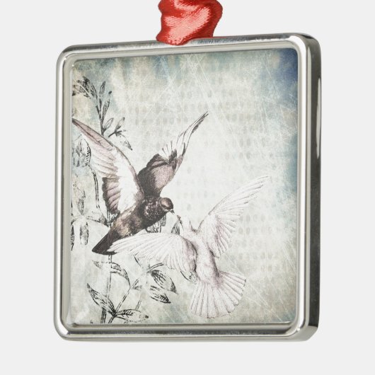 Doves Ornament Aus Metall (Links)