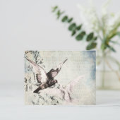 Doves Postkarte (Stehend Vorderseite)