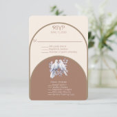 Doves Rings Mocha Mousse Light Beige Taupe Arch (Stehend Vorderseite)