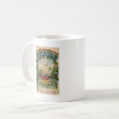 Doves Rose Geburtstag Kaffeetasse (Vorderseite Links)