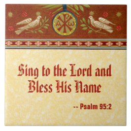 Doves und Medallion nach St. Cecilia (SNV 36) Fliese