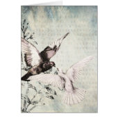 Doves Wedding Glückwunschs (Vorne)