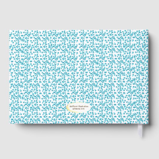 Doves Wedding Vows Gästebuch (Rückseite)