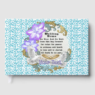 Doves Wedding Vows Gästebuch