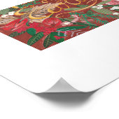 Doves Weltfrieden Weihnachtsfeiertag Poster (Ecke)