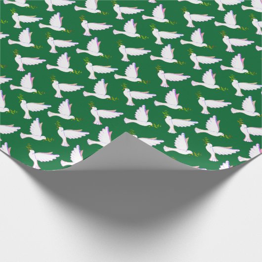 Doves  wrapping paper geschenkpapier (Ecke)