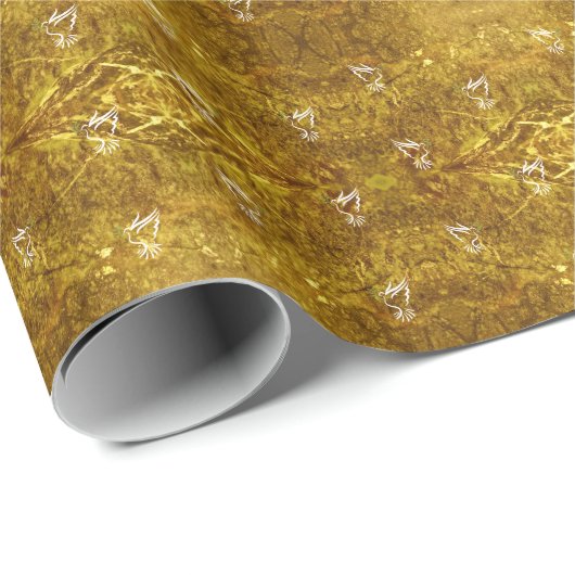 Doves  wrapping paper geschenkpapier (Rolleneckpunkt)