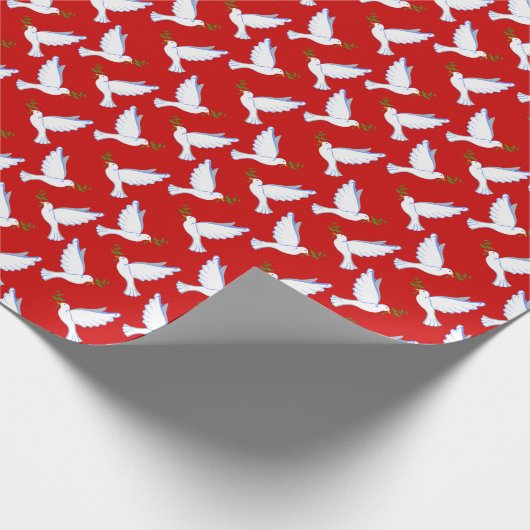 Doves wrapping paper geschenkpapier (Ecke)