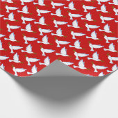Doves wrapping paper geschenkpapier (Ecke)