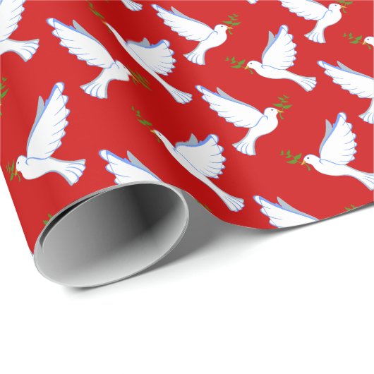 Doves  wrapping paper geschenkpapier (Rolleneckpunkt)