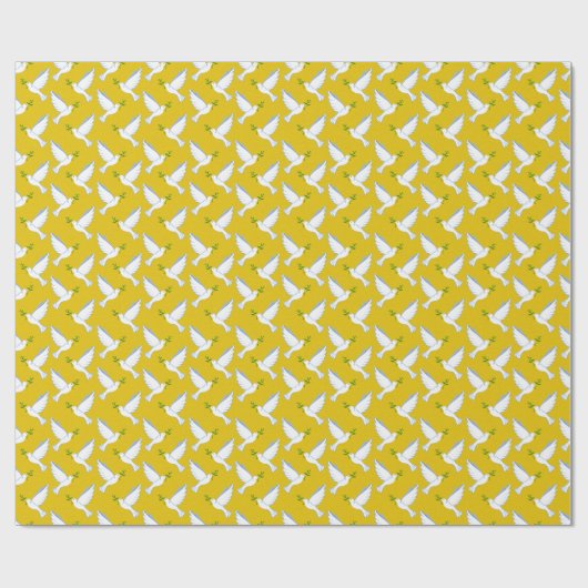 Doves  wrapping paper geschenkpapier (Flach)