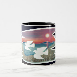 Doves Zweifarbige Tasse