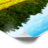 Dovestone Reservoir im Winter Poster (Ecke)