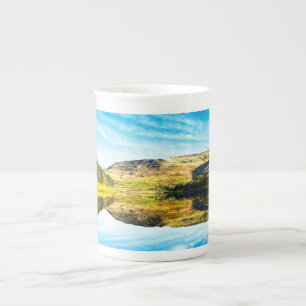 Dovestone Reservoir im Winter Spezialität Tasse