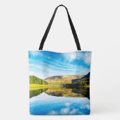 Dovestone Reservoir im Winter Tasche (Rückseite)