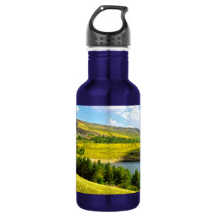 Dovestone Reservoir in der Sommersonne Wasserflasc Edelstahlflasche