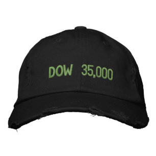 Dow 35000 Stock Market Celebration Bestickte Baseballkappe