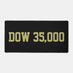 Dow 35000 Stock Market Celebration Schreibtischunterlage