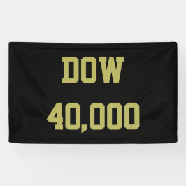 Dow 40000 Stock Market Celebration Banner